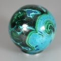 Chrysocolla & Malachite Crystal Sphere ~47mm