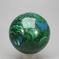 Chrysocolla & Malachite Crystal Sphere ~49mm