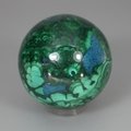 Chrysocolla & Malachite Crystal Sphere ~5.3cm