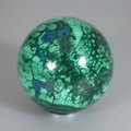 Chrysocolla & Malachite Crystal Sphere ~54mm