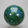 Chrysocolla & Malachite Crystal Sphere ~51mm