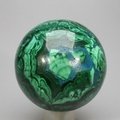 Chrysocolla & Malachite Crystal Sphere ~52mm