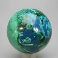 Chrysocolla & Malachite Crystal Sphere ~53mm