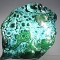 Chrysocolla and Malachite Polished Stone ~125mm