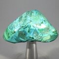 Chrysocolla and Malachite Polished Stone ~55mm