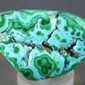 Chrysocolla and Malachite Polished Stone ~70mm
