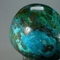 Chrysocolla and Malachite Polished Stone ~72x68mm