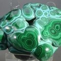 Chrysocolla and Malachite Polished Stone ~85mm