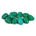 Chrysocolla Howlite Drilled Tumble Stone