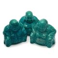 Chrysocolla Howlite Sitting Buddha Statue