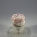 Cinnabar in Quartz Tumblestone ~21mm