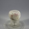 Cinnabar in Quartz Tumblestone ~24mm