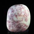 Cinnabar in Quartz Tumblestone ~27mm