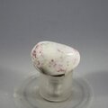 Cinnabar in Quartz Tumblestone ~27mm