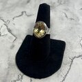 Citrine Oval 925 Sterling Silver Ring~8 US / Q UK