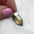 Citrine Polished Point Pendant ~23mm