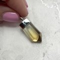 Citrine Polished Point Pendant ~26mm