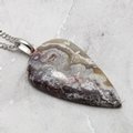 Crazy Lace Agate Gemstone Pendant ~40mm