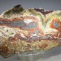 Crazy Lace Agate Slice ~105 x 80mm