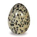 Dalmation Jasper Crystal Egg ~48mm