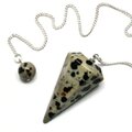 Dalmation Jasper Crystal Pendulum