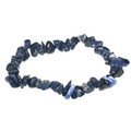 Dumortierite Gemstone Chip Bracelet