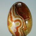 Fire Agate Crystal Egg ~48mm