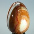 Fire Agate Crystal Egg ~48mm