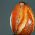 Fire Agate Crystal Egg ~48mm