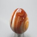 Fire Agate Crystal Egg ~48mm