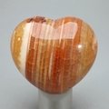 Fire Agate Crystal Heart ~45mm