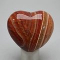 Fire Agate Crystal Heart ~45mm