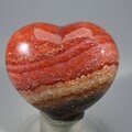 Fire Agate Crystal Heart ~45mm