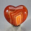 Fire Agate Crystal Heart ~45mm