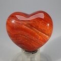 Fire Agate Crystal Heart ~45mm