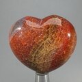 Fire Agate Crystal Heart ~45mm