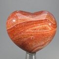 Fire Agate Crystal Heart ~45mm