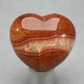 Fire Agate Crystal Heart ~46mm