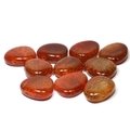 Fire Agate Drilled Tumble Stone