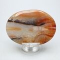 Fire Agate Palmstone (Extra Grade) ~70x50mm