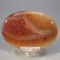 Fire Agate Palmstone (Extra Grade) ~70x50mm