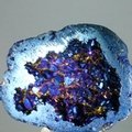 Flame Aura Quartz Crystal Geode ~81mm