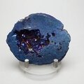 Flame Aura Quartz Geode ~71x58mm