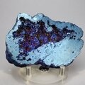 Flame Aura Quartz Geode ~76x54mm