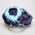 Flame Aura Quartz Geode ~84x57mm