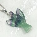 Fluorite Angel Pendant - 25mm