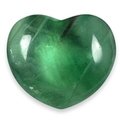 Fluorite Crystal Heart ~45mm