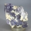 Fluorite with Calcite Healing Crystal ~80mm