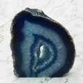 Free Standing Polished Agate -  Blue ~10.5x11.5cm