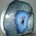 Free-standing Polished Agate - Blue ~112x112mm